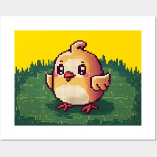 little happy cute chick Posters and Art